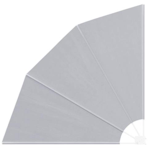 Schermo di Privacy per Balcone Grigio 160 x 160 cm Tessuto - Foto 1