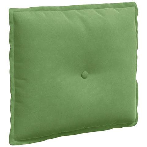 Cuscino per Schiena Verde chiaro 50 x 45 cm Tessuto in Cords - Foto 1
