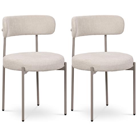 Set Di 2 Sgabelli Da Bar Moderni Iris In Velluto A Coste Color Kaki, 65 Cm - Foto 1