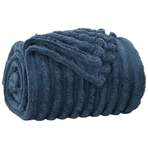 Coperta Blu navy 240 x 220 cm Panno - Foto 1