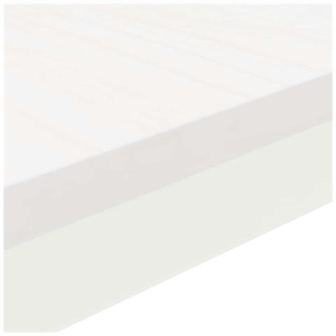 Tavolino da salotto Bianco 60 x 50 x 36 cm Pino massello - Foto 9
