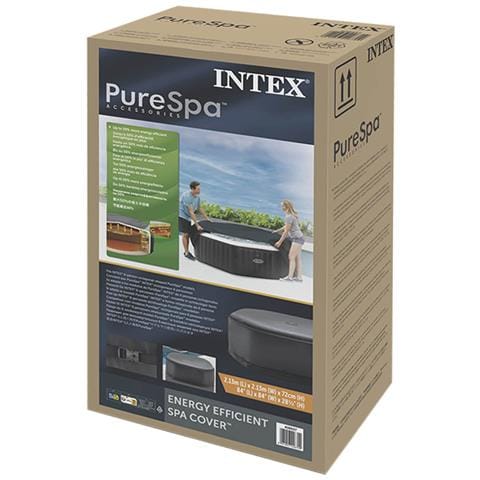 Copridoccia per Spa Grigio Scuro 180 x 180 cm PVC e PU - Foto 1