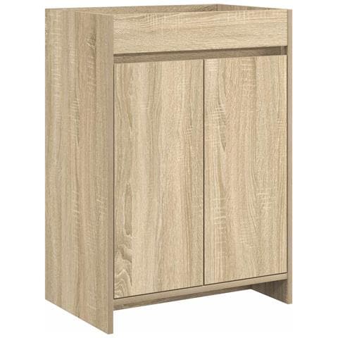 Mobiletto da Bagno Sotto Lavabo Rovere Sonoma 56 x 37,5 x 81 cm - Foto 1
