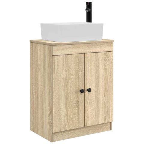 Mobile da bagno con lavabo Rovere Sonoma 54 x 35 x 83 cm - Foto 1