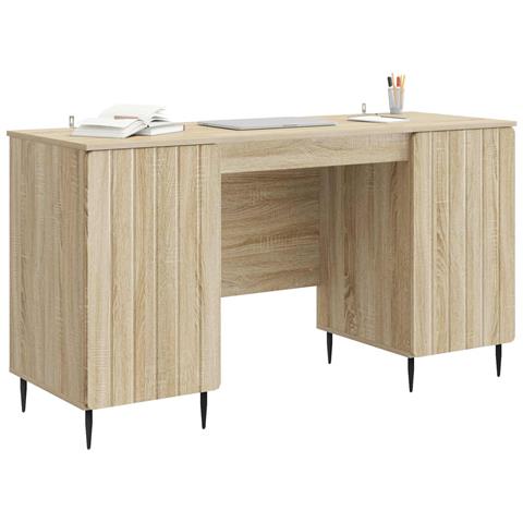 Scrivania Rovere Sonoma 142,5 x 50 x 75 cm Legno ingegnerizzato - Foto 2
