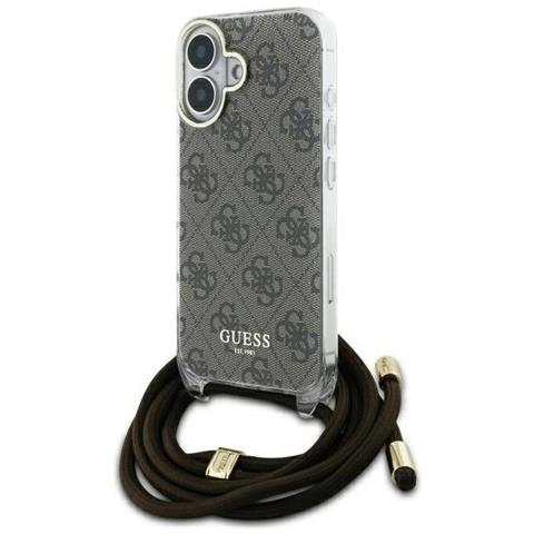 Custodia Con Cordino Per Iphone 16 - Marrone - Foto 1