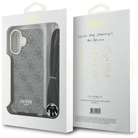 Custodia Con Cordino Per Iphone 16 - Marrone - Foto 7