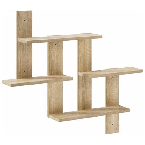 Scaffale da parete Rovere Sonoma 85 x 13,5 x 73,5 cm - Foto 1