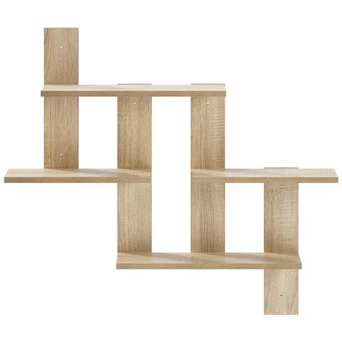 Scaffale da parete Rovere Sonoma 85 x 13,5 x 73,5 cm - Foto 2