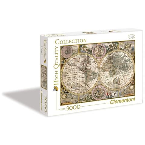 Puzzle Life Mappa Antica 3000 pz 42 x 28 x 6 cm 33531 - Foto 2