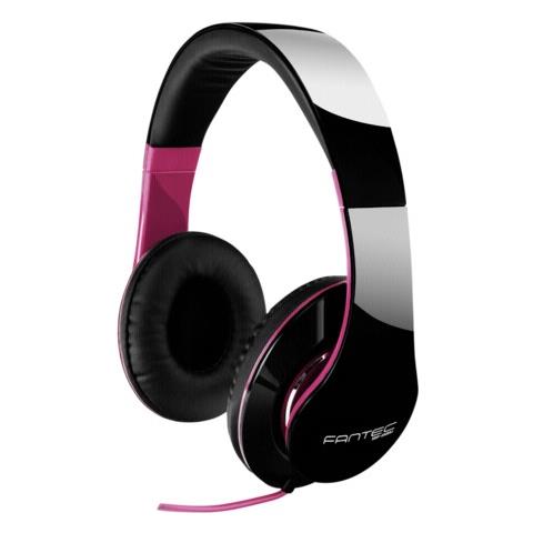 Cuffie Stereo per Cellulare Connessione Cavo Nera e Rosa 1.2 m - Foto 6