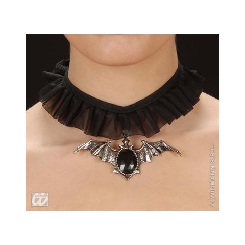 Collana Pipistrello Gotico E Gemma - Foto 1