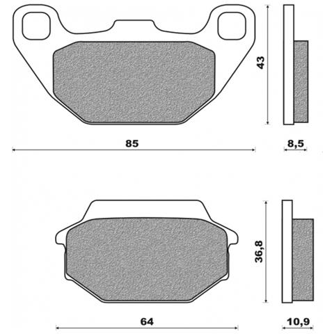 Pastiglie Freno Eco Friction - Foto 1