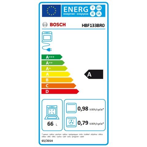 Forno Elettrico da Incasso Serie 2 HBF133BR0 Capacità 66 L Multifunzione Ventilato Colore Acciaio Inox - Foto 3