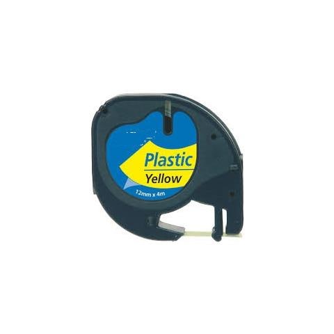 Bk-yellow 12mmx4m Plastica Dymo 2000, lt100h, qx50#s0721670 - Foto 1