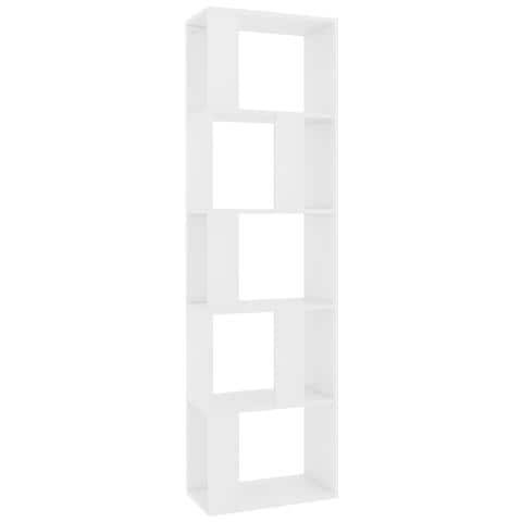 Libreria /Divisorio Bianco 45x24x159 cm in Legno Multistrato - Foto 1