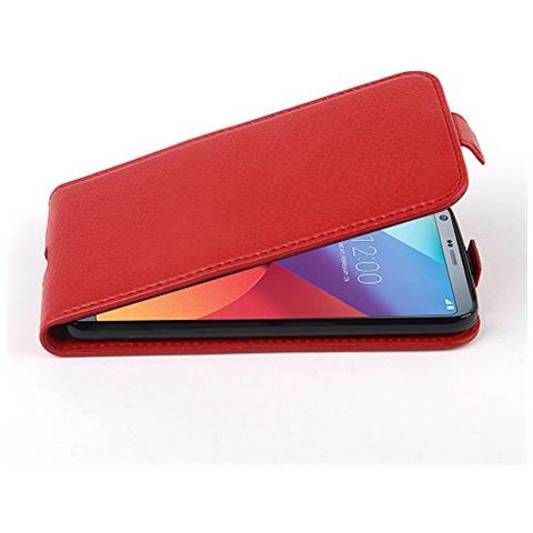 Custodia Compatibile Con Lg G6 In Rosso Cremisi - Coperchio Protettivo In Design Flip Realizzato In Similpelle Testurizzata - Foto 1