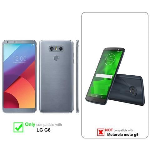 Custodia Compatibile Con Lg G6 In Rosso Cremisi - Coperchio Protettivo In Design Flip Realizzato In Similpelle Testurizzata - Foto 8