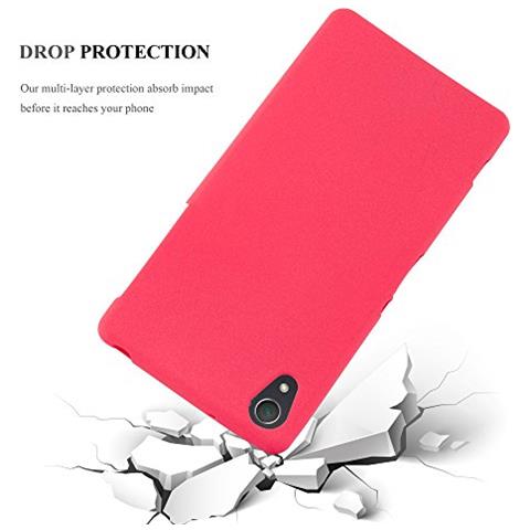 Custodia Compatibile Con Sony Xperia Z2 In Frost Rosso - Coperchio Protettivo In Silicone Tpu Flessibile - Foto 2
