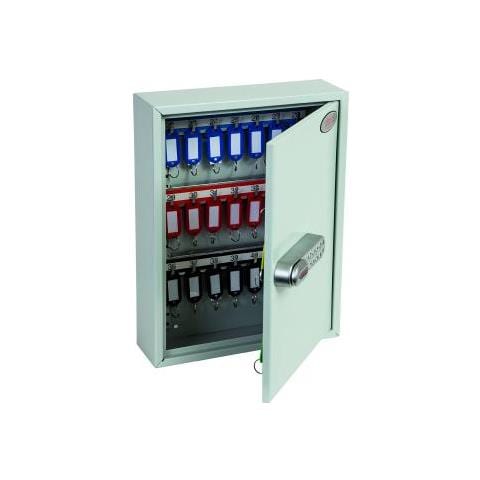 nix Kc0601e Armadietto Portachiave Grigio (nix Commercial Key Cabinet 42 Hook Electronic Lock. Dd)  - Foto 3