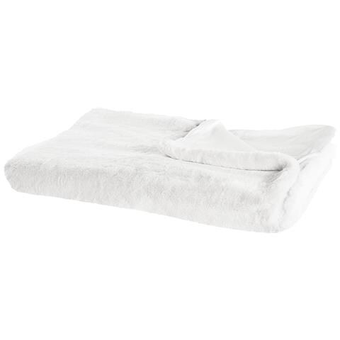 Coperta Di Plaid 150 X 200 Bianca Chaab - Foto 12