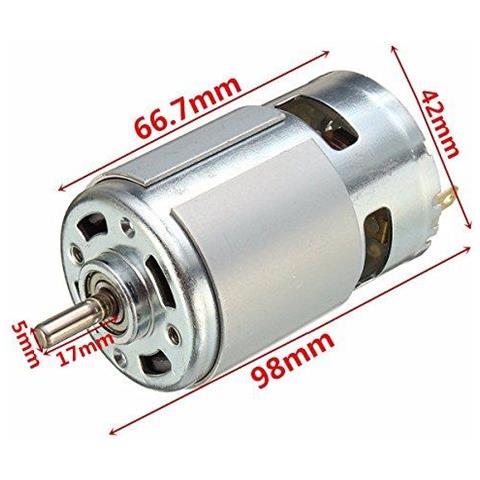 775 Motore Cc 12v-36v 3500-9000rpm Motore Grande Coppia Del Motore Ad Alta Potenza - Foto 4