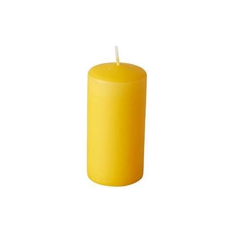 17986 candela di cera Cilindro Giallo 8 pz - Foto 1