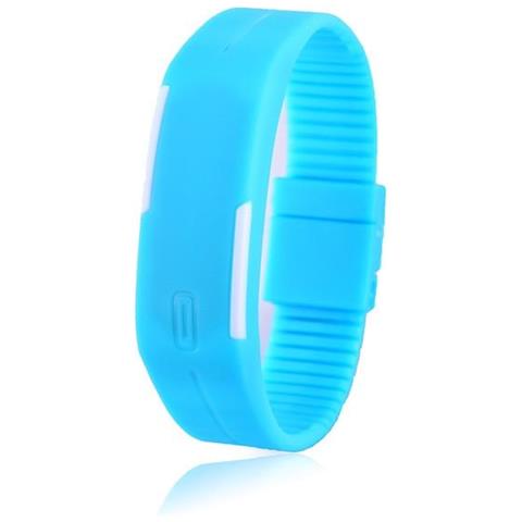 SLOWMOOSE - Cinturino In Gomma, Orologio Da Polso Sportivo Con Display  Digitale A Led [ azzurro] - ePRICE