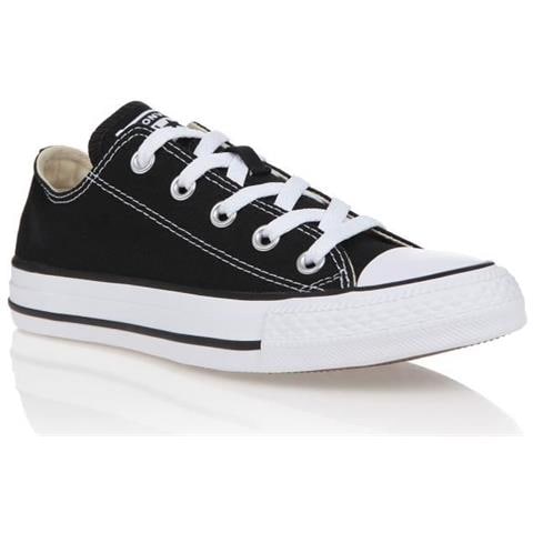 Scarpe Da Ginnastica Basse In Tela Nera Mista - Foto 1