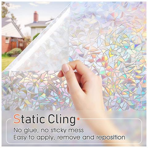 Pellicola Per Vetri Privacy Satinata Opaca 200x44.5 Cm - Foto 12