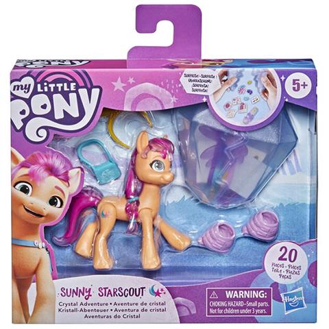 My Little Pony A New Generation Movie Crystal Adventure Izzy Moonbow - 3-inch Purple Pony - Foto 4