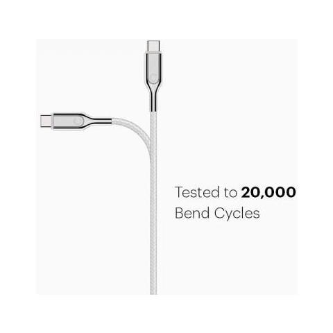 Cy2693pctyc Armoured Cavo Da Usb-c A Usb-c 1 Mt Bianco - Foto 2