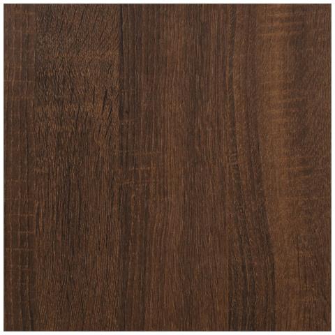 Tavolino Salotto Rovere Marrone 90x44,5x45 Cm Legno Multistrato - Foto 9