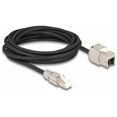 87245 Cavo Di Rete Nero, Argento 5 M Cat6a S /ftp (s-stp) - Foto 1