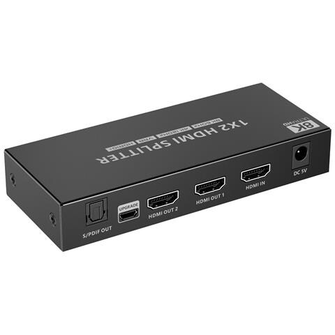 Splitter Hdmi 8k Uhd 3d 60hz 2 Vie Cec Spdif Ottico - Foto 3