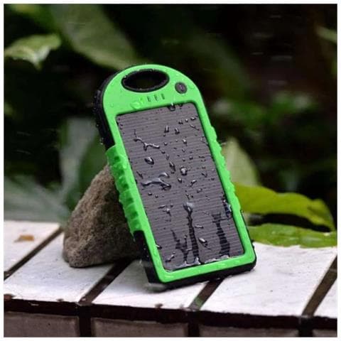 MINI CARICATORE SOLARE PER CELLULARE CON ANELLO PORTACHIAVI E TORCIA IN ABS COLORE BLU NAVY - Foto 4