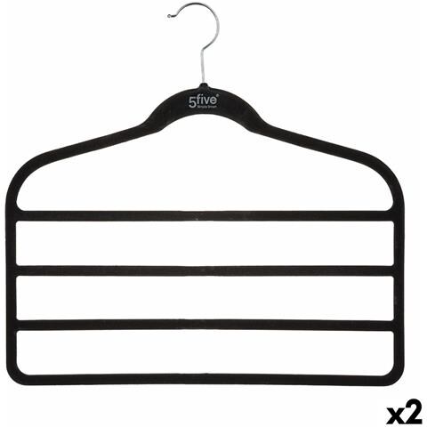 Grucce Abs Pantaloni Nero Nylon 2 Unità (44,8 X 41,5 Cm) - Foto 1