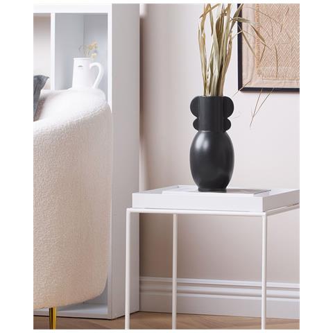 Vaso Da Fiori Mytilene Ceramica 29 Cm Nero - Foto 6