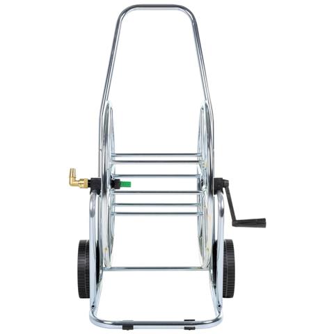 Carrello Avvolgitubo Per Tubo Flessibile 80 M 3/4"" In Acciaio - Foto 3