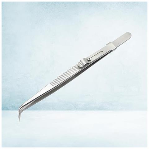 Pinzette Ad Alta Precisione Da 3 Pezzi Pinzette In Acciaio Pinzette Per Gioielli Silver - Foto 3