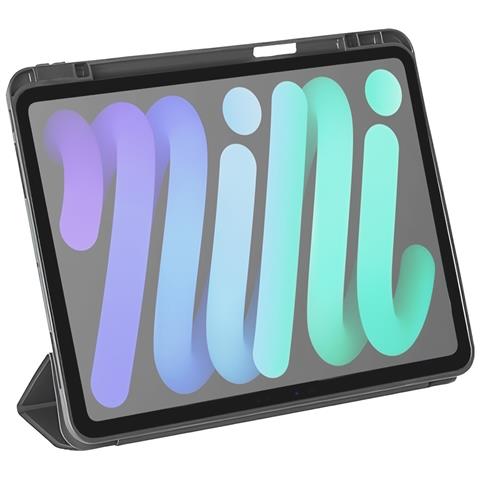 Custodia Per Ipad Mini 6 (2021-2023) Folio Rinforzato Con Funzione Di Supporto Magnetico, Nero - Foto 5