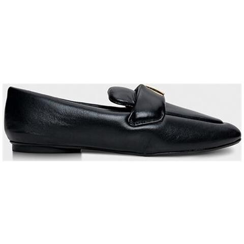 Black Casual Closed Loafers Mocassino Pelle Scarpe Donna Nero Eu 40, 390048 - Foto 1