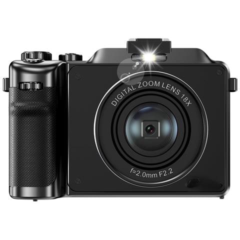 Fotocamera Digitale 4k / 48mp /zoom Digitale 18x /messa A Fuoco Automatica /doppia Fotocamera Scheda Di Memoria Da 32 Gb Black - Foto 2