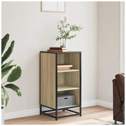 Credenza Rovere Sonoma 35,5x35x76 Cm In Truciolato - Foto 3