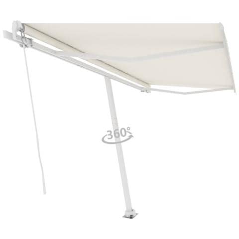 Lusso Casadino -  Tenda Da Sole Retrattile Manuale Autoportante 400x350 Cm Crema - Foto 2