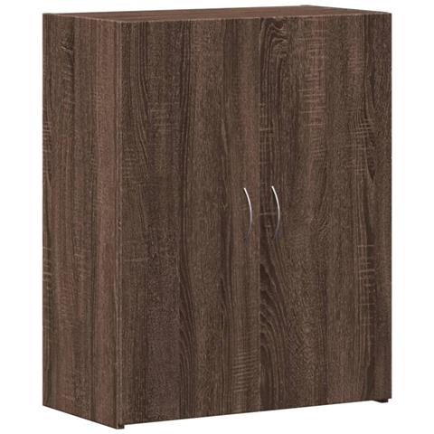 Schedario Rovere Marrone 60x32x77,5 Cm In Legno Multistrato - Foto 1