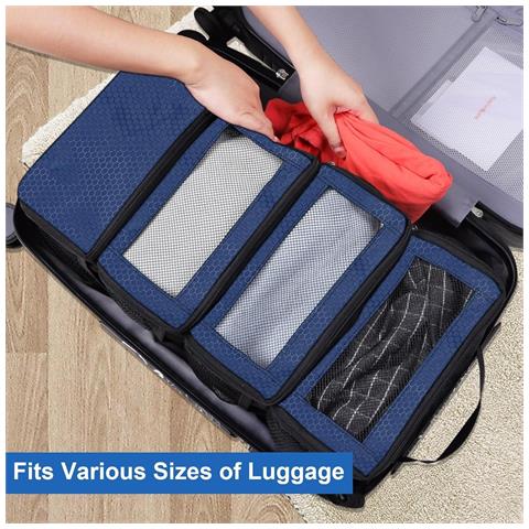 Borsa Portaoggetti Da Viaggio Pieghevole Organizer Di Grande Capacità Grey - Foto 3