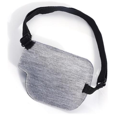 Mascherina Per Occhi 3d Con Fibbia Regolabile Per Occhio Destro - Grigio - Foto 1