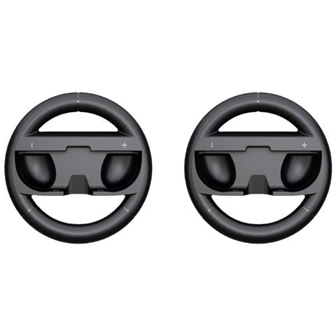 Set Di 2 Volanti Da Corsa Compatibili Con Switch 2 Joy-cons - Migliora La Tua Esperienza Di Gioco Di Corsa Black - Foto 1