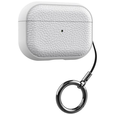 Custodia Protettiva In Tpu Con Texture In Pelle Compatibile Con Airpods Pro 2/pro White - Foto 2